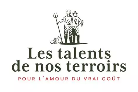 logo les talents de nos terroirs - pour l'amour du vrai goût