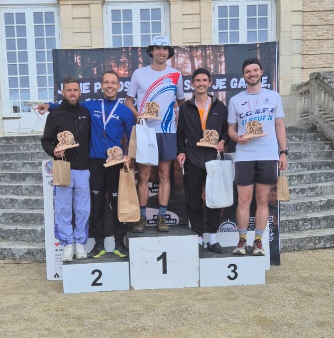 Podium de Jérémy au Trail Sang Relâche 2026